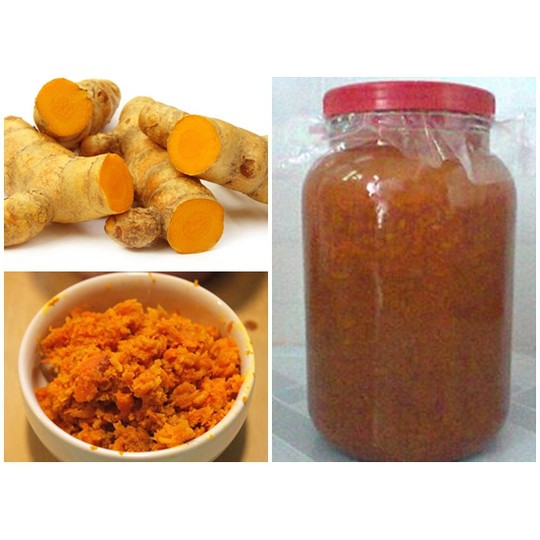 COMBO 0,5KG TINH BỘT NGHỆ + 500ML GỪNG NGHỆ