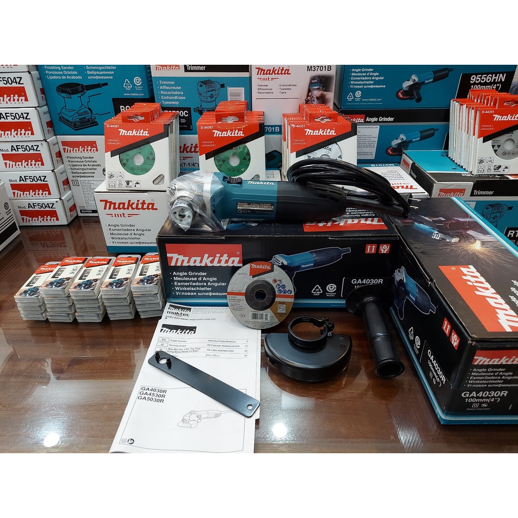 Máy mài góc cầm tay Makita GA4030R - Angle grinder , Máy mài/cắt/chà nhám