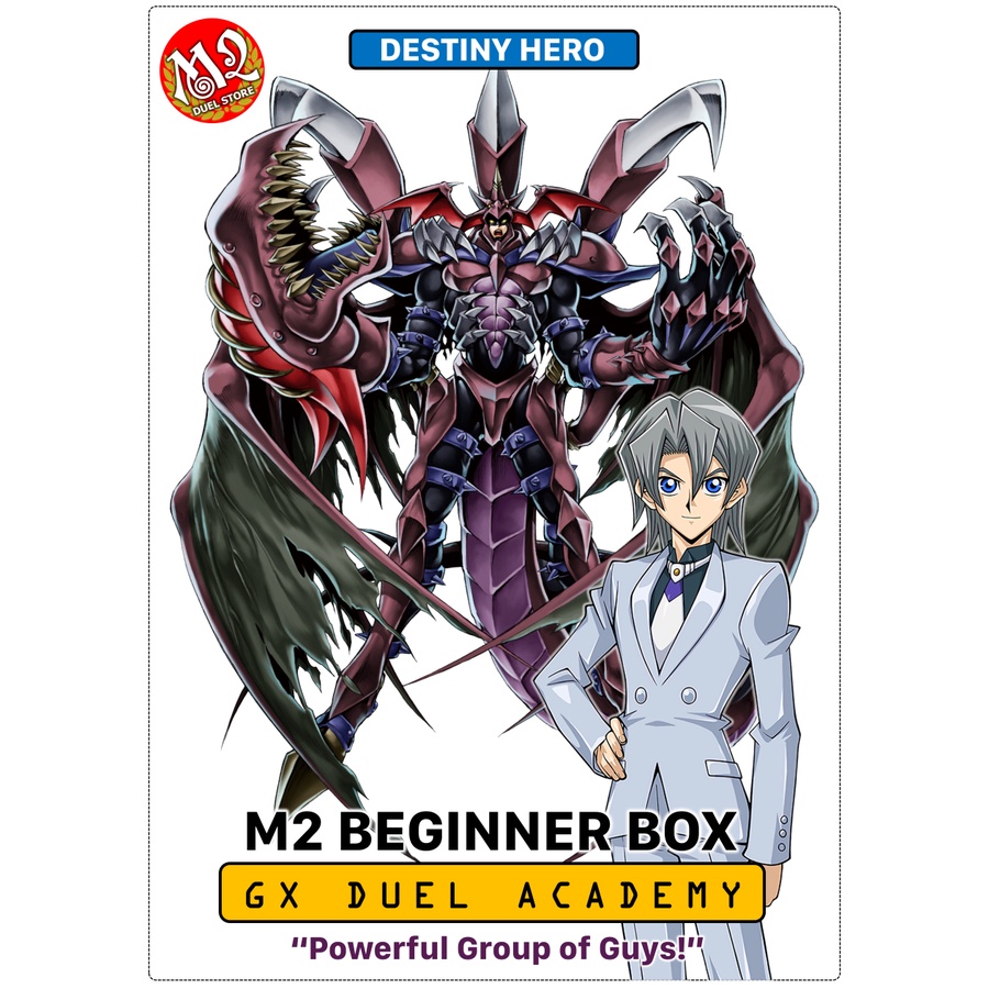 Hộp thẻ bài Yugioh M2 Beginner Box - GX DUEL ACADEMY Deck Speed Duel - Powerful Group of Guys!