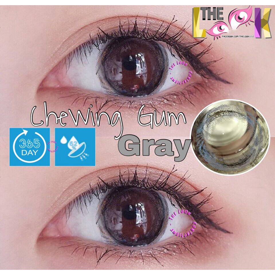 CONTACT LENS MÀU GRAY - XÁM PHA XANH - TÂY - GIÃN NHẸ - 0 ĐỘ