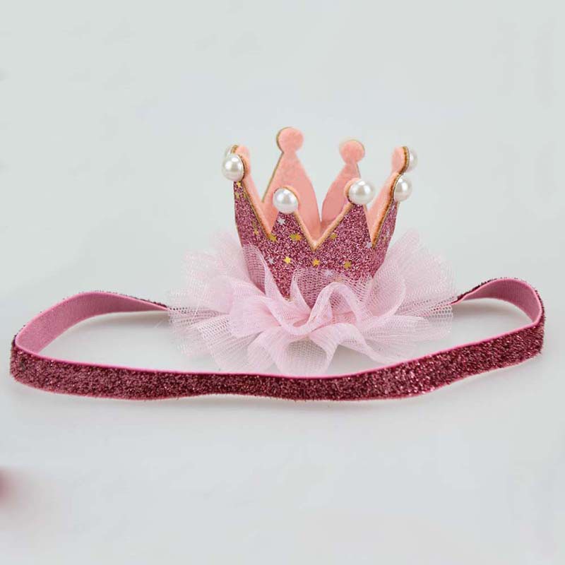 Băng Đô Hình Vương Miện Cho Bé Gái