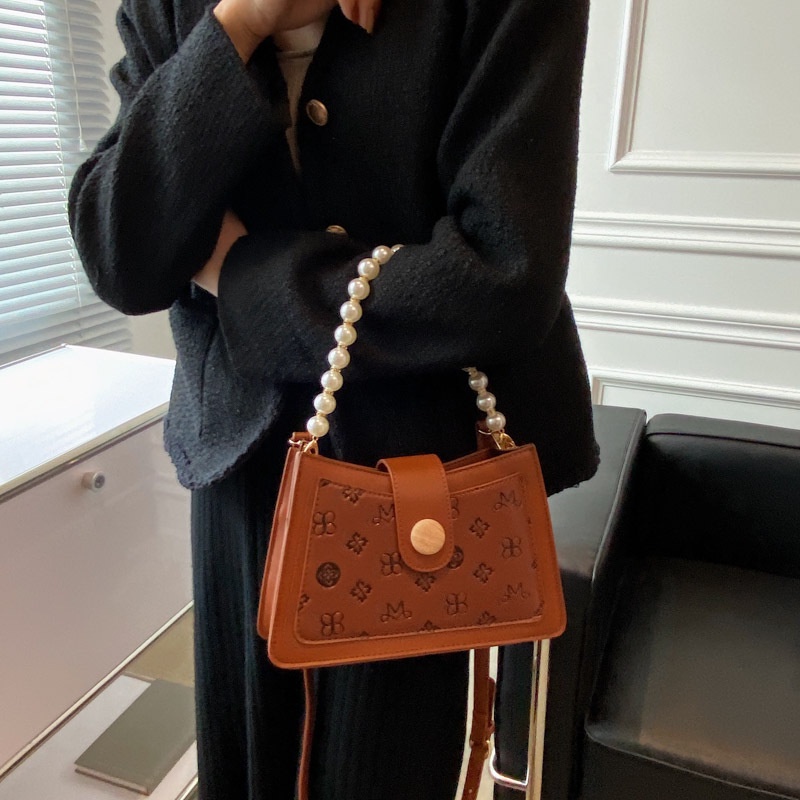 IELGY TúI xách IELGY thiết kế đeo vai và đeo chéo phong cách phương tây dễ phốI đồ cho nữ