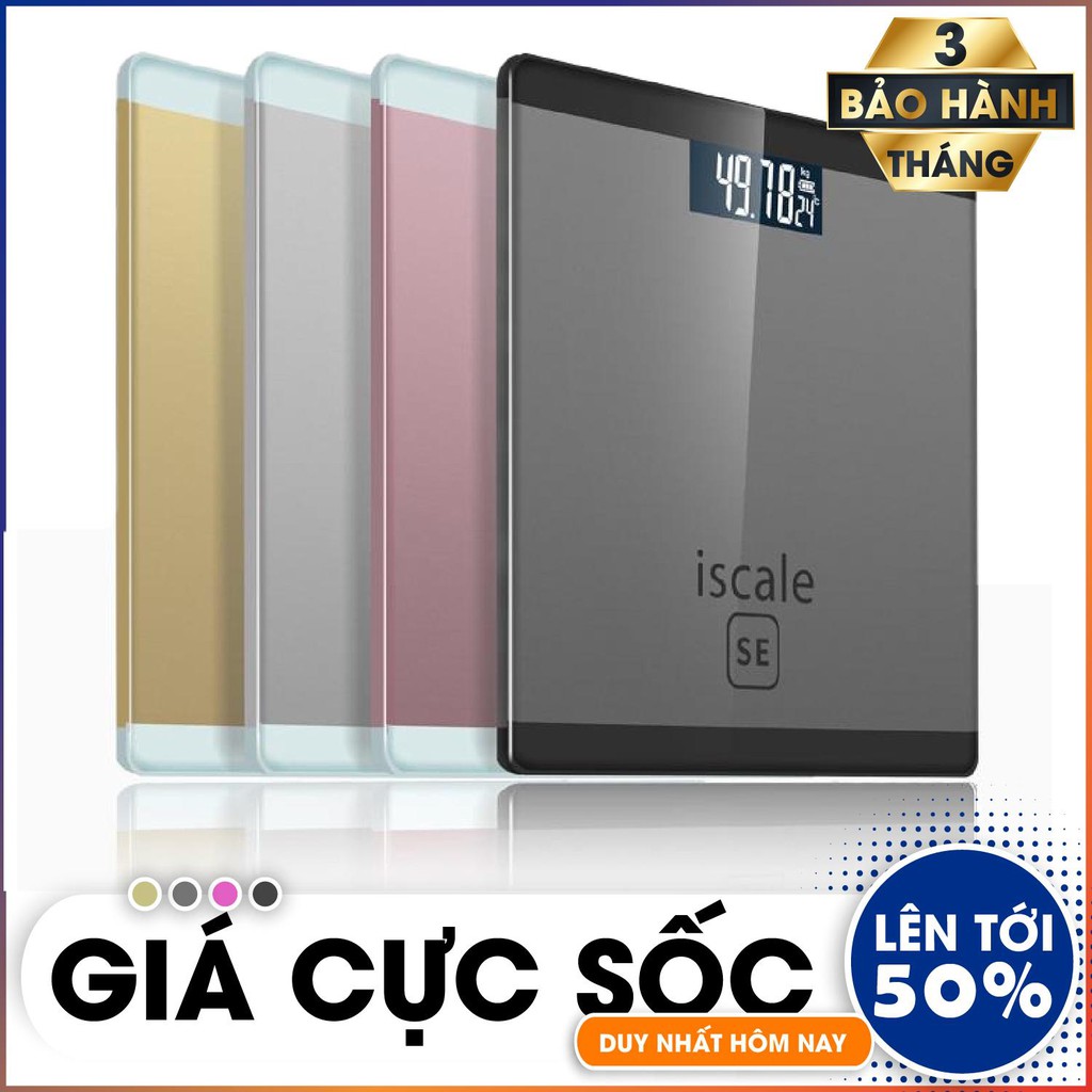 [ RẺ VÔ ĐỐI GIẢM TỚI 50%] Cân Điện Tử Sức Khỏe Bảo Hành Chính Hãng