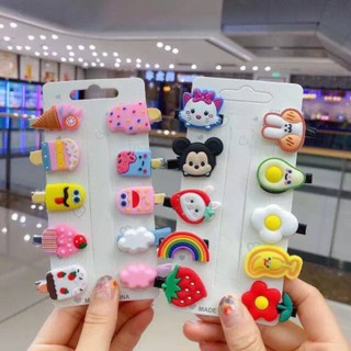kẹp tóc cho bé gái, SET 10 KẸP TÓC HOẠT HÌNH CHO BÉ SIÊU CUTE - MAMI.TITI