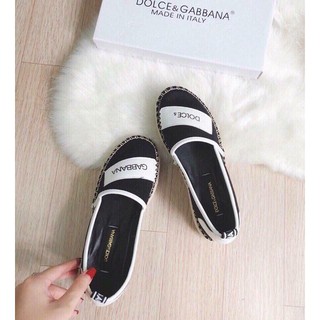 Giày slipon đế cói phối màu (Kèm 4 ảnh thật cuối)