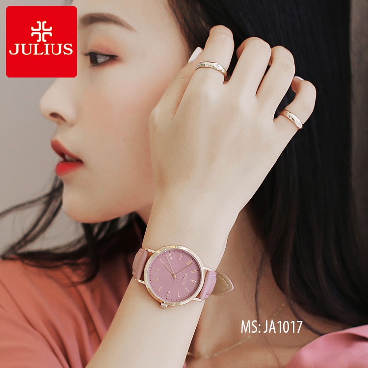 Combo đồng hồ nữ JA-1017 + vòng cup Julius | Julius Official