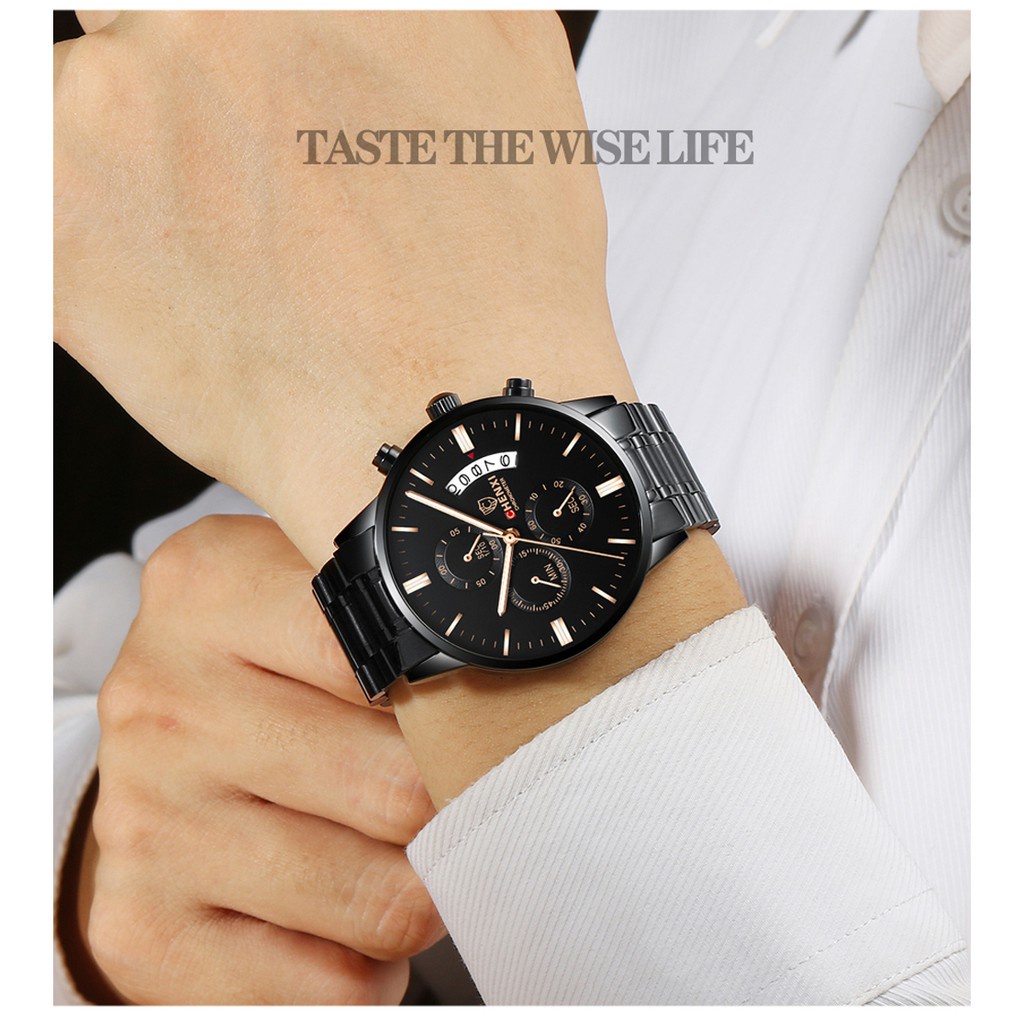 Đồng Hồ Đeo Tay Chexi Chống Nước 30M Bằng Thép Không Gỉ Chất Lượng Cao Dành Cho Nam