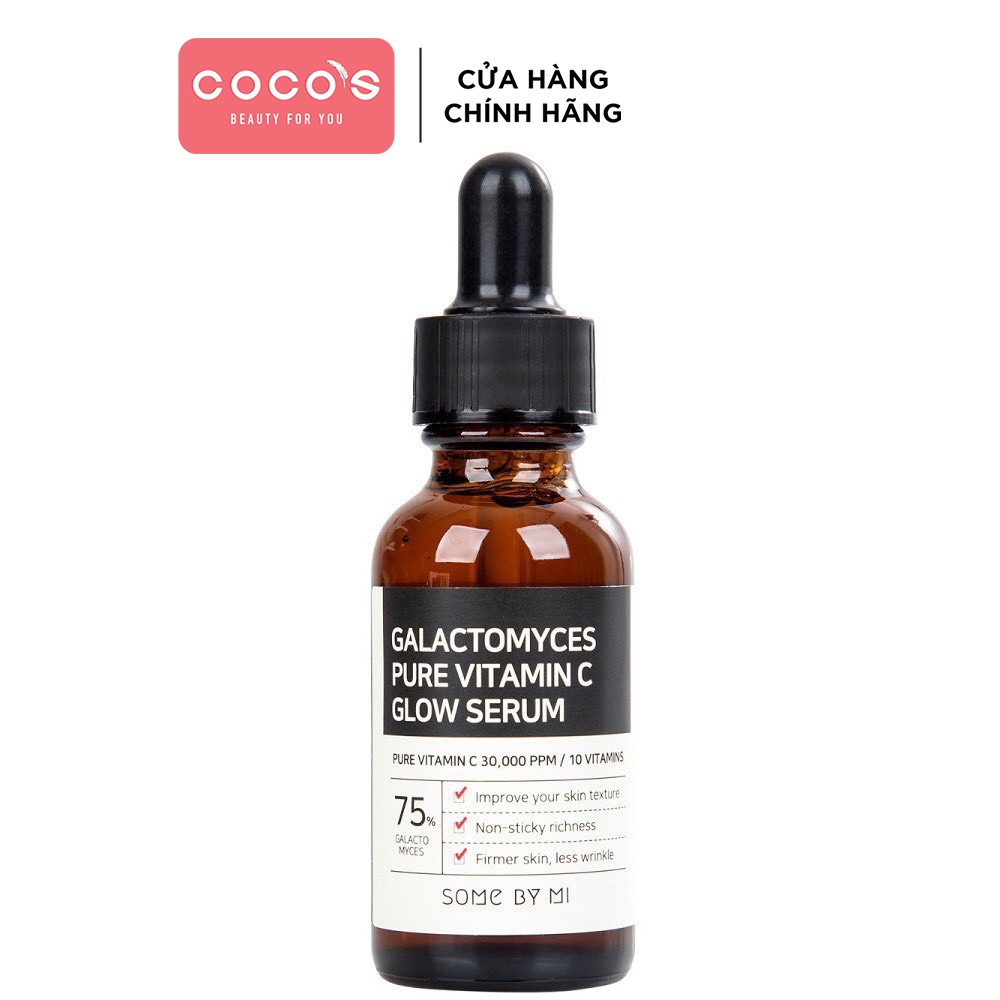 Tinh Chất Dưỡng Trắng Some By Mi Galactomyces Pure Vitamin C Glow Serum 30ml