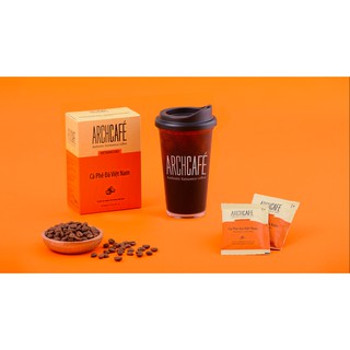 Cà Phê Đá Việt Nam - Cafe hoà tan Archcafé - Vietnamicano (hộp 12 gói x 13g)
