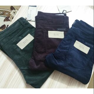 Quần nhung Burberry  tăm like aut