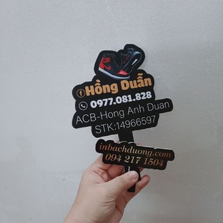 Hashtag mini cầm tay -  In Bạch Dương