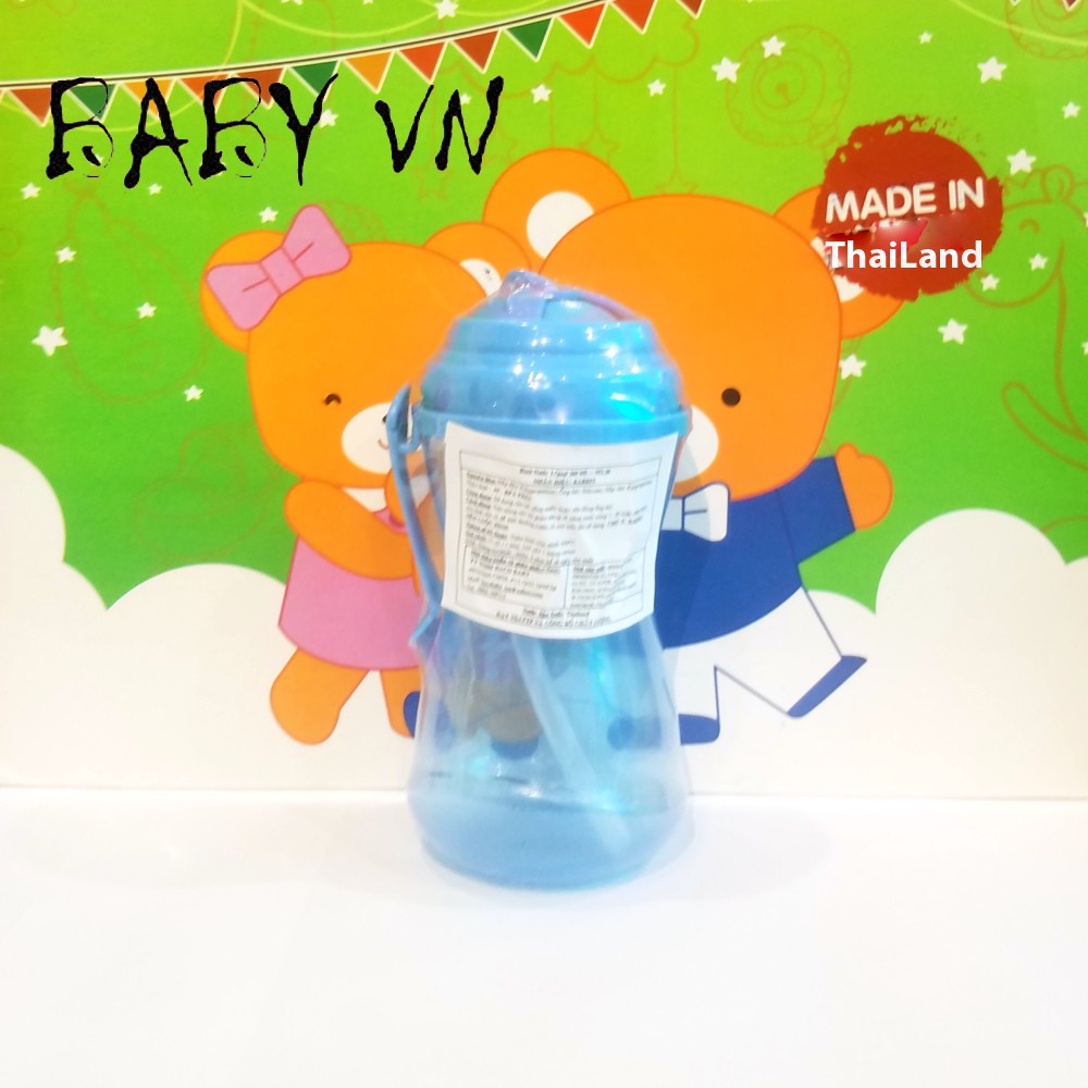 Bình nước quai hình thú 330ML - No26 - RABBIT - HACO BABY - BABY VN