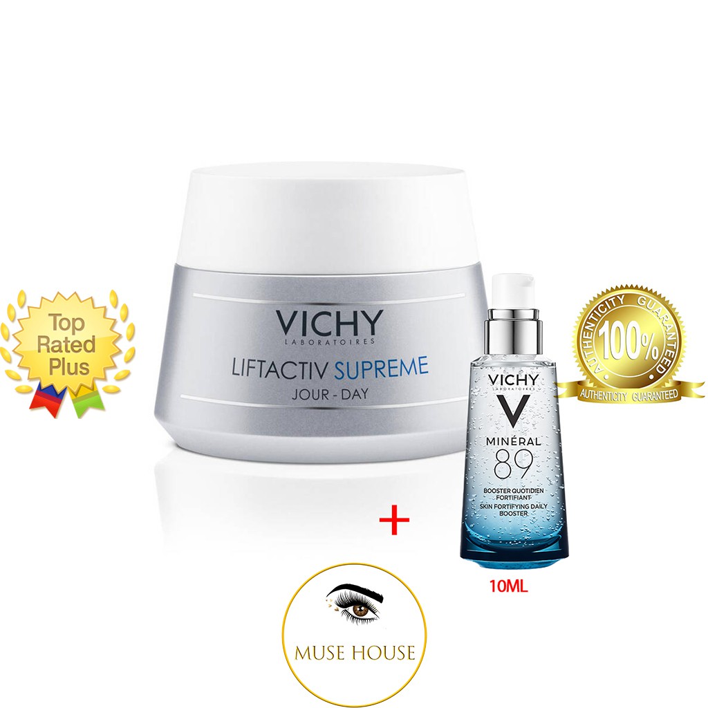 Kem dưỡng ngăn ngừa dấu hiệu lão hóa, làm săn da (ban ngày) Vichy Liftactiv Supreme Day 50ml- MUSE HOUSE