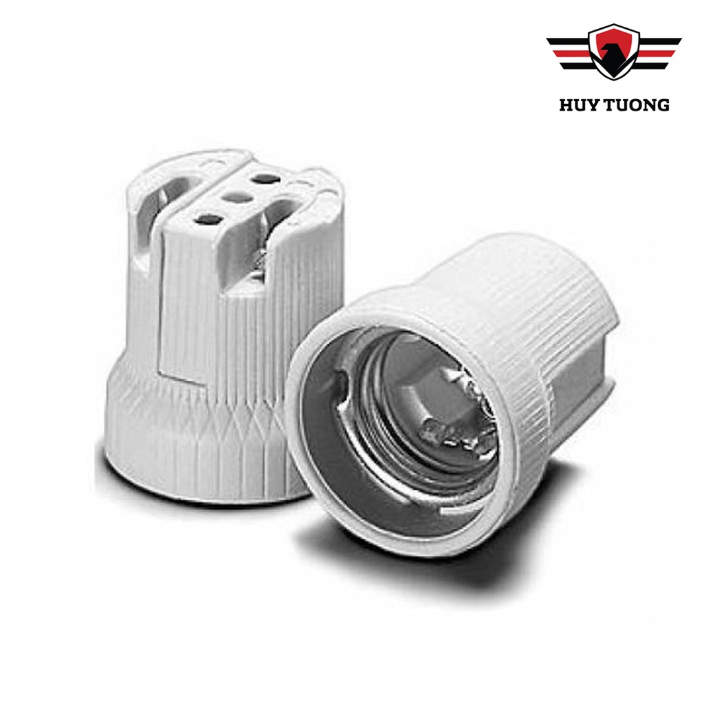 Đuôi đèn sứ E27 cao cấp cách điện, an toàn khi sử dụng - Huy Tưởng