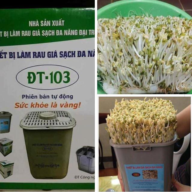 Máy Làm Giá Đỗ Tự Động. Làm Giá Nhanh, Vệ Sinh An Toàn Thực Phẩm