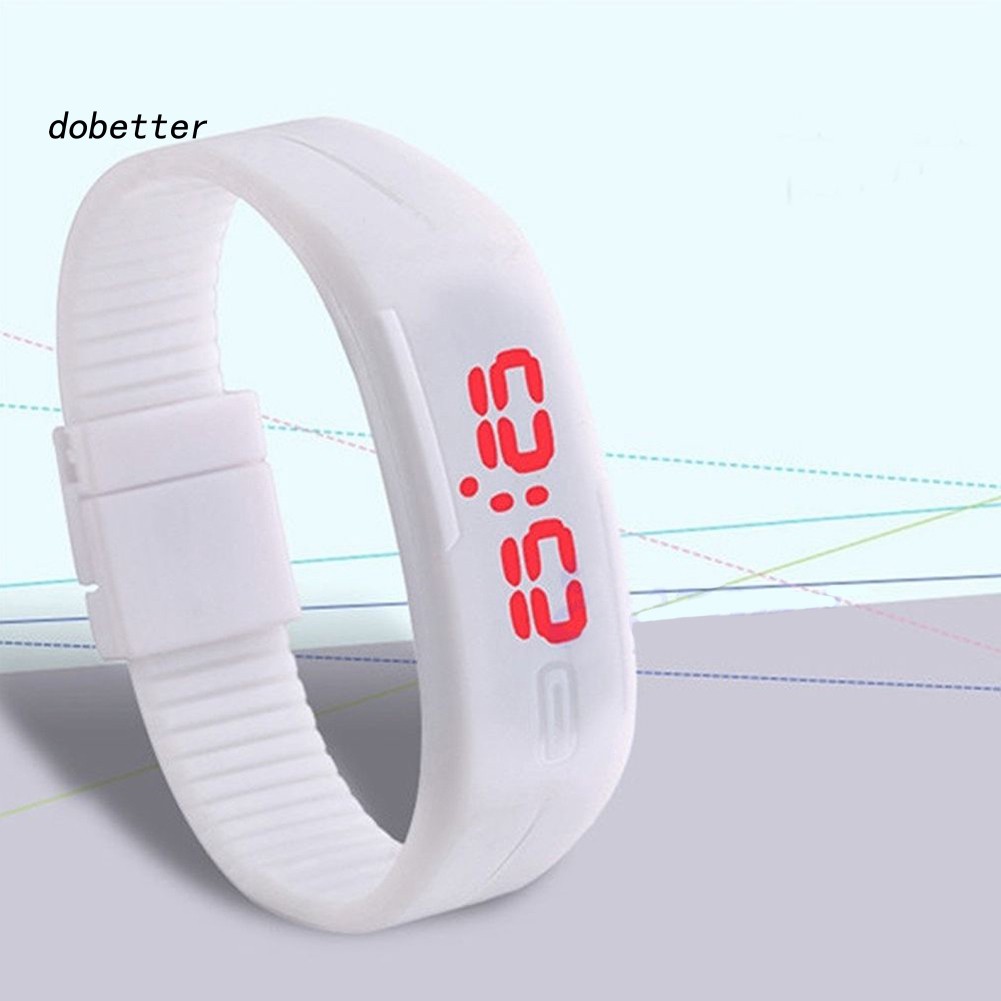 Đồng hồ điện tử đeo tay dây silicon thể thao thời trang cho nam và nữ