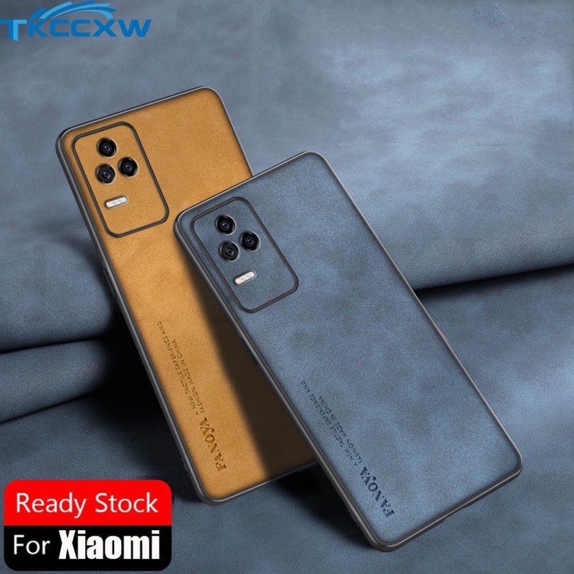 Ốp Điện Thoại Da PU Phối Vải Sợi Mềm Thời Trang Cho Xiaomi Redmi K40 K50 Gaming K50 K30 K40 Pro+ K30 Ultra K40S