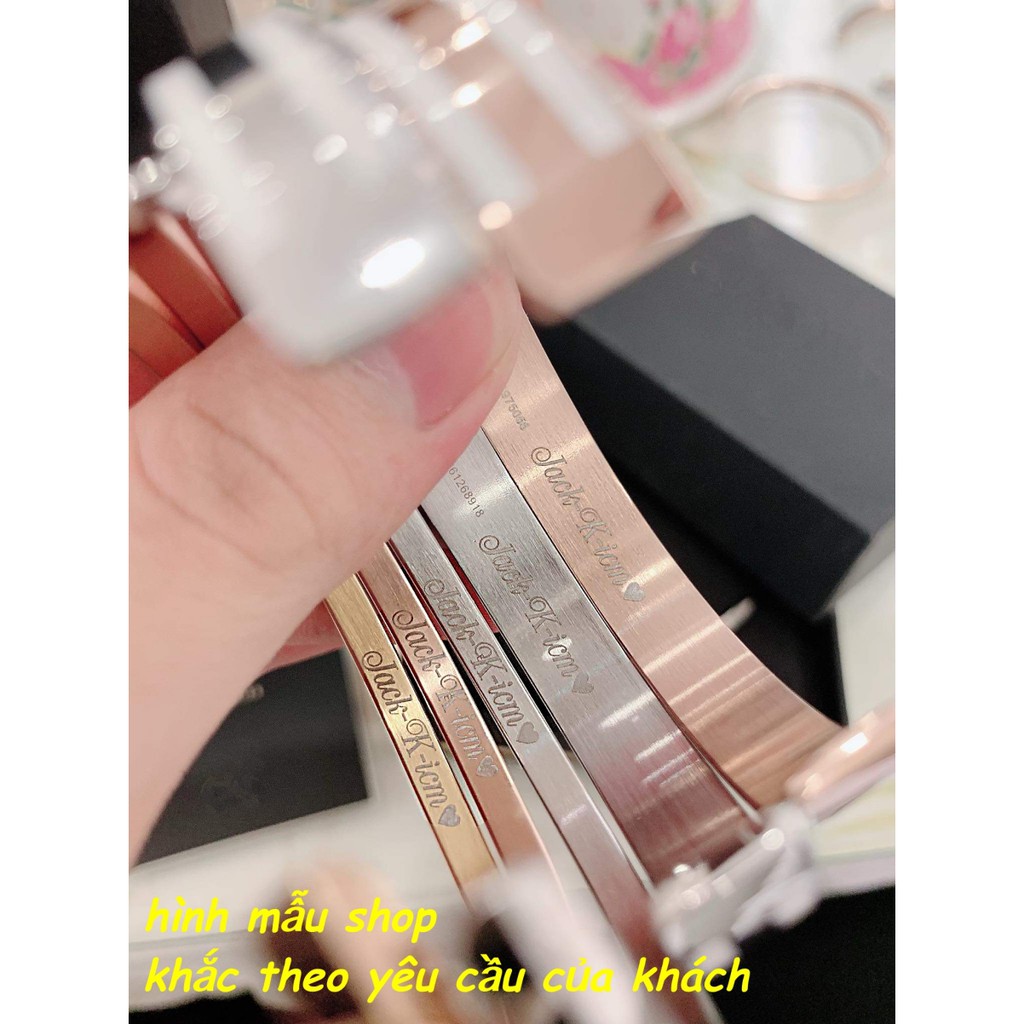 Vòng Tay Cuff CK Khắc Tên Theo Yêu Cầu [ BH 1 Năm] | BigBuy360 - bigbuy360.vn