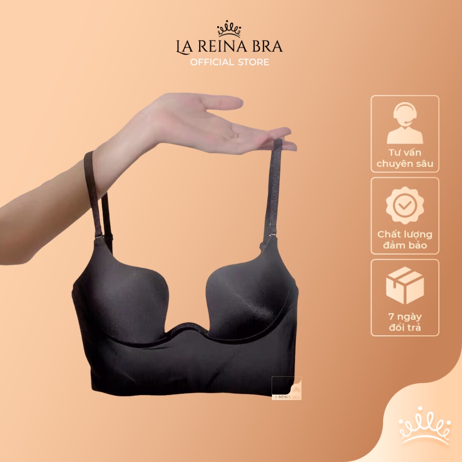 ÁO LÓT MULTIWAY LAREINA BRA - LRCC083 bản to mặc hở lưng cao cấp kèm dây lưng mặc 6 kiểu.