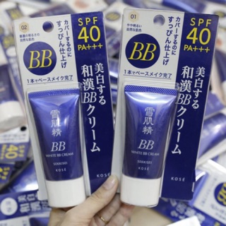 Kem nền bb kose sekkisei white cream 6in1