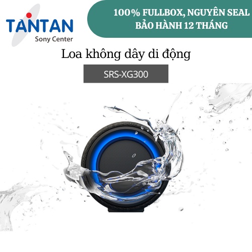 Loa không dây di động Sony SRS-XG300 - X-Balanced Speaker Unit - Âm thanh mạnh mẽ - Tay cầm thu gọn -Pin 25H - Sạc nhanh