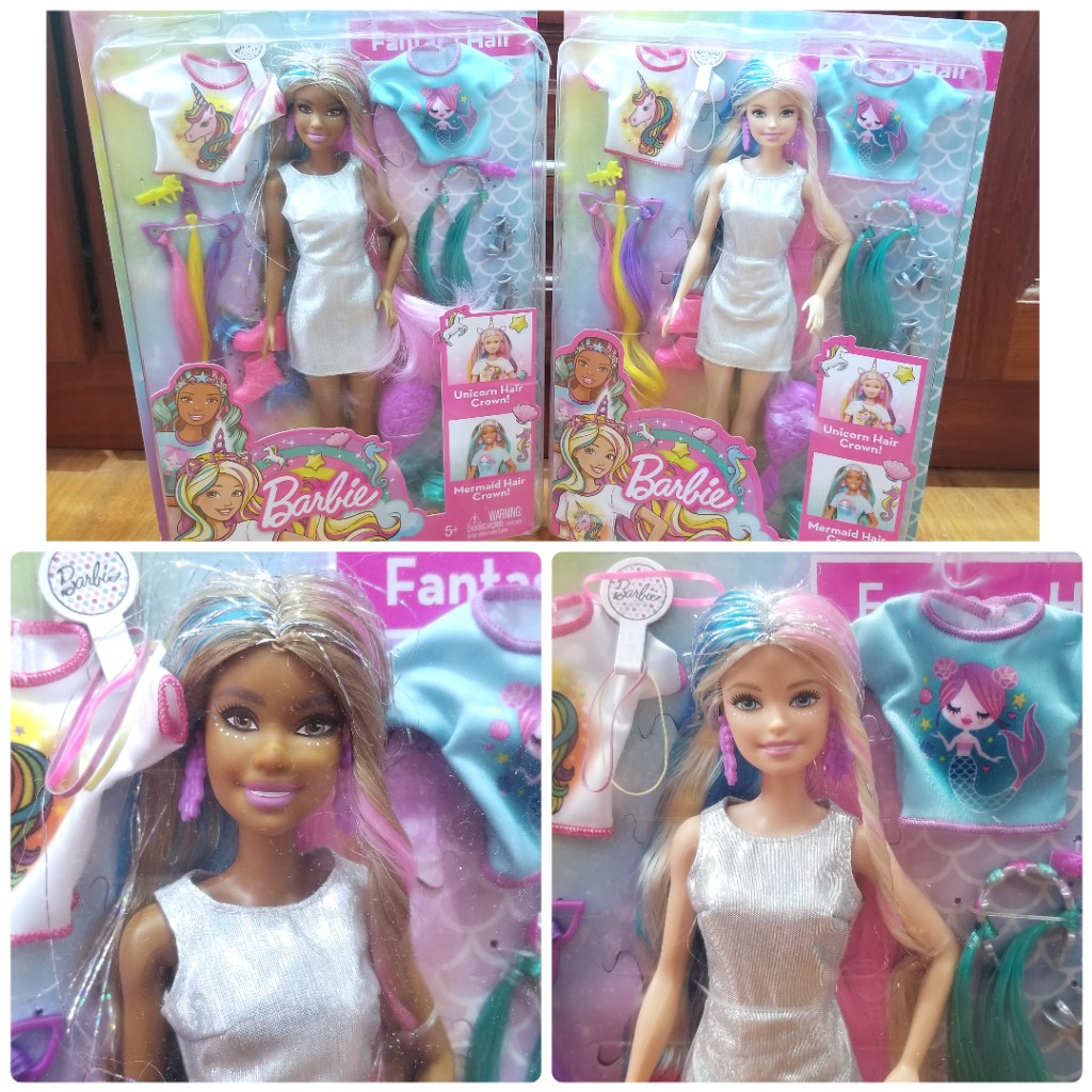 Búp Bê Barbie Fantasy Hair- Mỹ (Hàng thật mới 100%)