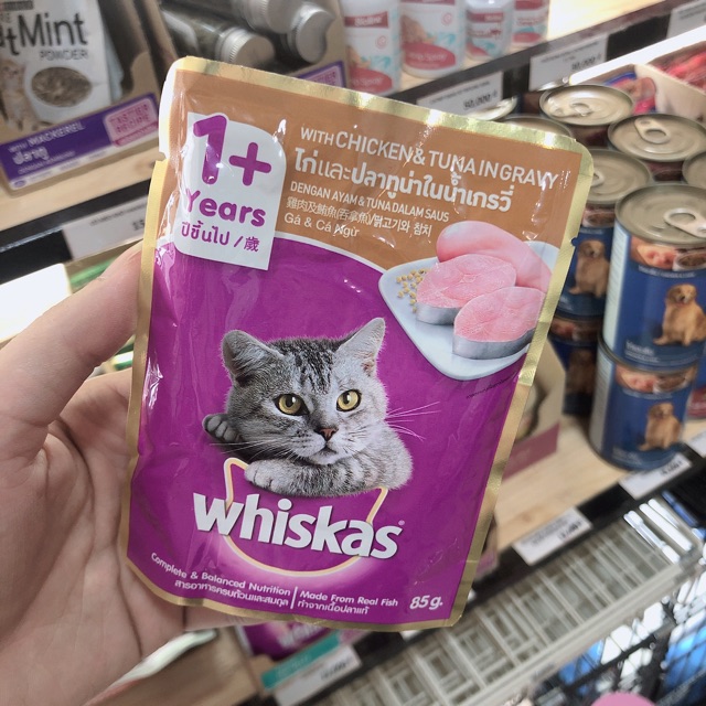 Pate mèo / Sốt cho Mèo Whiskas 85g