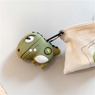 Case airpod 1/2 khủng long xanh