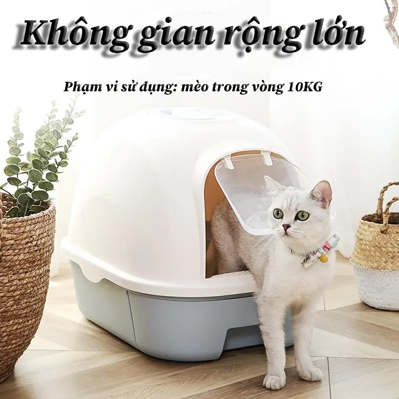 Loại ngăn kéo dễ thương hộp cát vệ sinh cho mèo khử mùi và chống bắn tung tóe