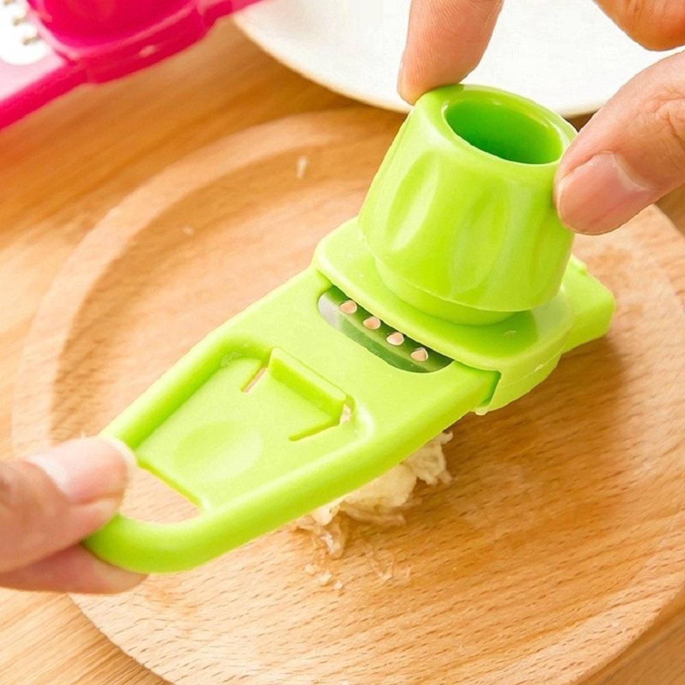 Dụng cụ nghiền tỏi/ gừng bằng nhựa thiết kế tiện dụng cho nhà bếp