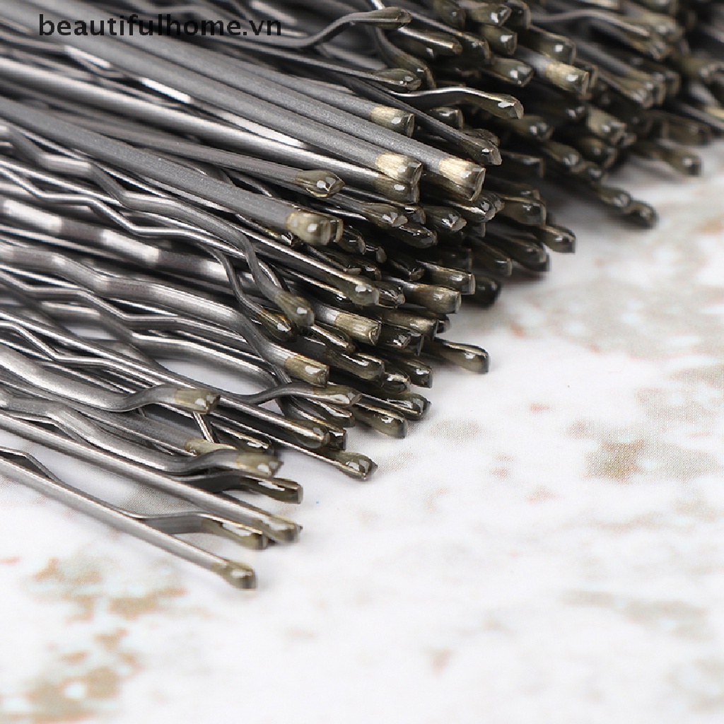 Bộ 100 Kẹp Tóc Màu Đen Cho Nữ
