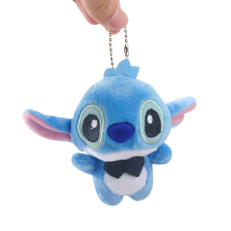 Móc khóa hình stitch nhồi bông đáng yêu 10cm