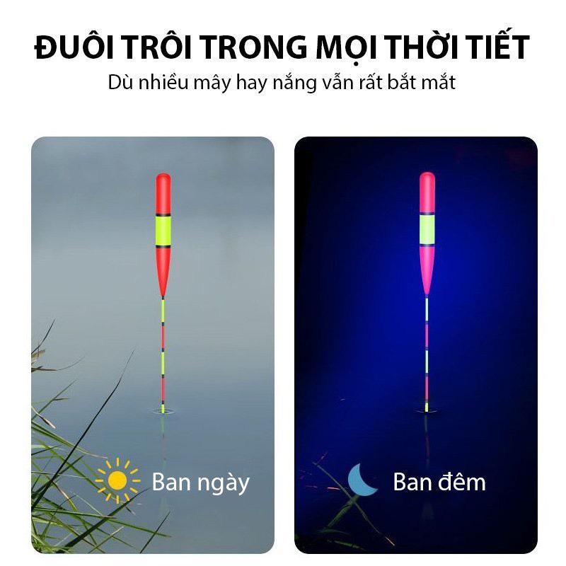 Phao Câu Đài NaNo PHI TUYẾT,  Tăm To , độ nhạy cao , ổn định , truyền tín hiệu tốt , giải quyết mọi vấn đề về thời tiết