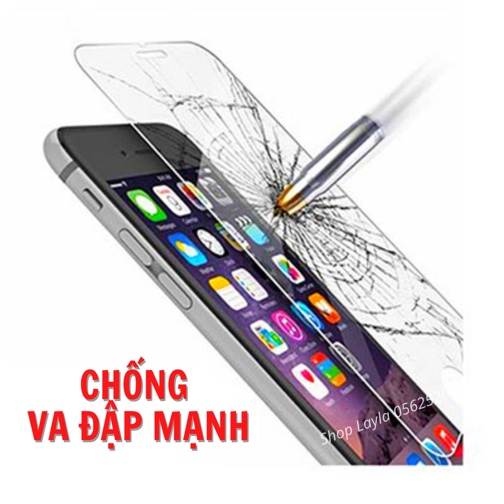 Kính cường lực trong suốt iphone Xs Max 11 Pro Max 12 Pro Max 13 Pro Max 7 Plus 8 Plus X Xr 6 6s Plus - Full màn hình