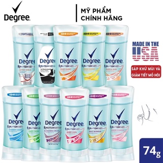 [USA] Lăn sáp khử mùi nữ Degree Women 74g Shower Clean | Sheer Powder | Pure Rain | Fresh - Mỹ