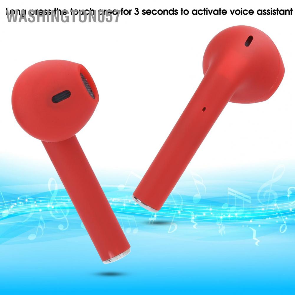 Hàng Hot Tai nghe không dây TWS Bluetooth 5.0 Tai nghe điều khiển cảm ứng Tai nghe có hộp sạc Hàng giao ngayWashington057