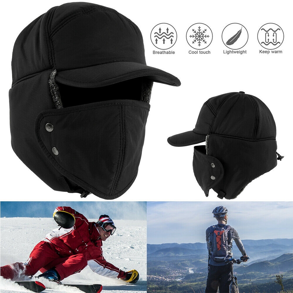 Mũ trùm đầu phối lông thú phong cách Bomber