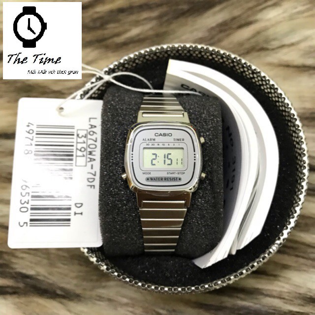 ( Sẵn 7 màu ) ĐỒNG HỒ NỮ CHÍNH HÃNG CASIO LA670WA-7DF Kích thước của vỏ : 30,3 ×24,6 ×7,3 mm. 3atm | BigBuy360 - bigbuy360.vn