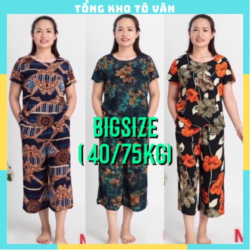 BIGSIZE_ Bộ lanh GIA HUY, bộ trung niên cho mẹ,bộ lanh mặc nhà 40-75kg,đồ bộ cho người trung tuổi mỏng mát cho mùa hè