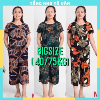 BIGSIZE_ Bộ lanh GIA HUY, bộ trung niên cho mẹ,bộ lanh mặc nhà 40-75kg,đồ bộ cho người trung tuổi mỏng mát cho mùa hè