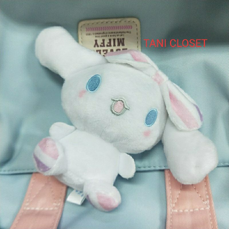 Móc khóa Chú Chó Bông Cinnamoroll Nơ Tim