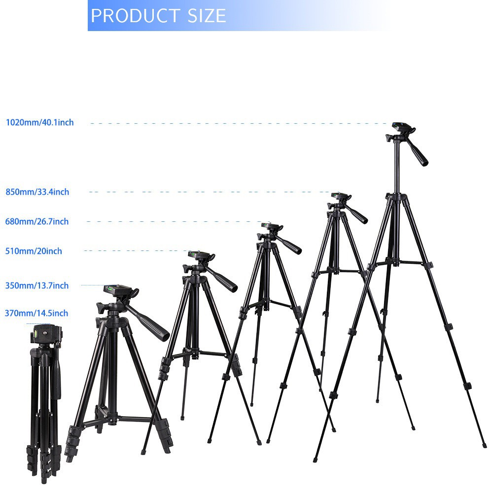 Gậy chụp ảnh 3 chân, Tripod 3120, chụp ảnh chuyên nghiệp cùng điện thoại