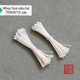 Nhụy hoa trắng siêu bé [phụ kiện trang sức handmade]