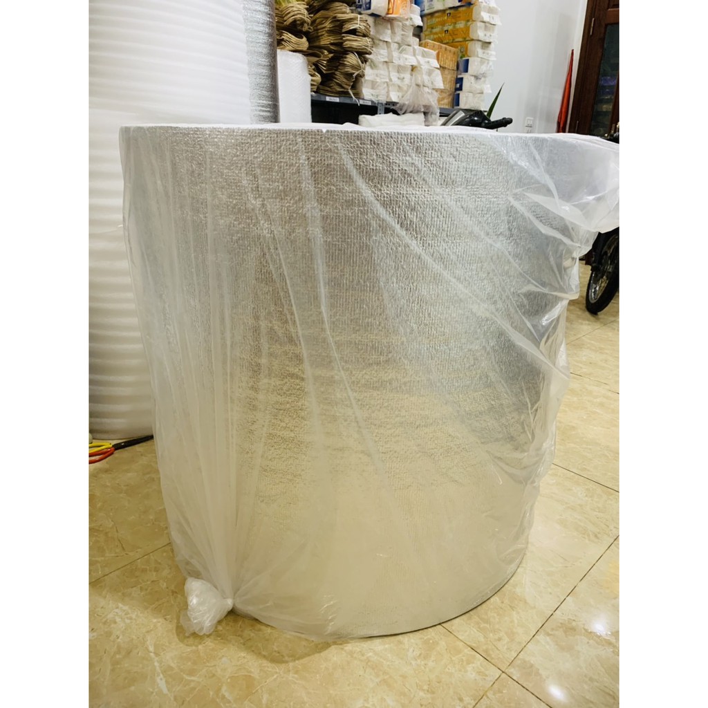 Cuộn Xốp PE OPP Tráng Bạc Dày 30mm x 1m x 1m Cách Nhiệt Bảo Ôn, Cách Âm, Lót Sàn Gỗ, Chống Nóng