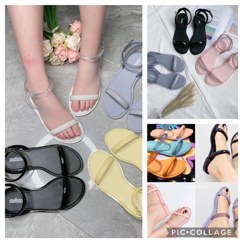 Dép nhựa Melissa🌈 Nhựa cao cấp phong cách