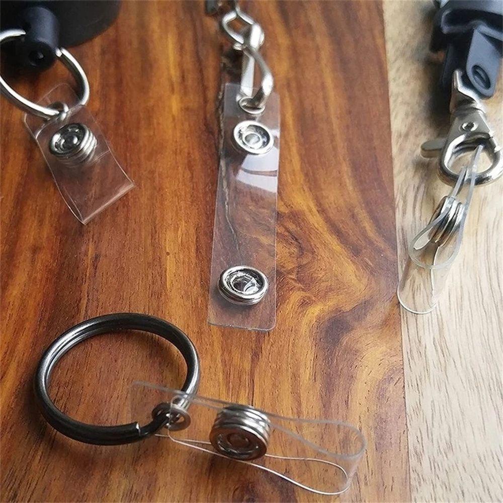 PEWANY Set 10 Dây Đeo Thẻ Trong Suốt Tiện Dụng Giá Đỡ