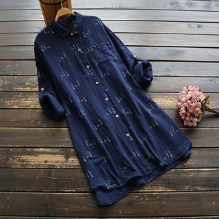Sơ Mi Linen Dáng Dài 328