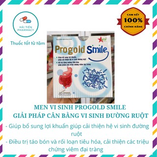 Men tiêu hoá Progold Smile  - Phục hồi hệ vi sinh dường ruột