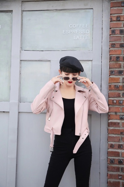 Áo da nữ kèm dây đai!!! Xả hàng!! | BigBuy360 - bigbuy360.vn