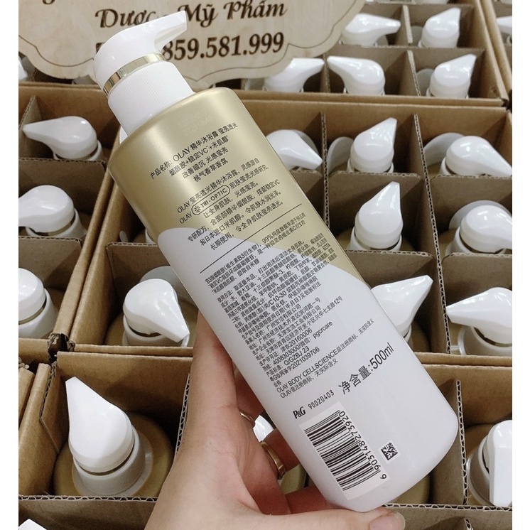 Olay sữa tắm làm sạch và làm sáng da Vitamin B3 + C + Niacinamide Olay Hàng NĐ Trung - Dược Mỹ phẩm Derma Touch